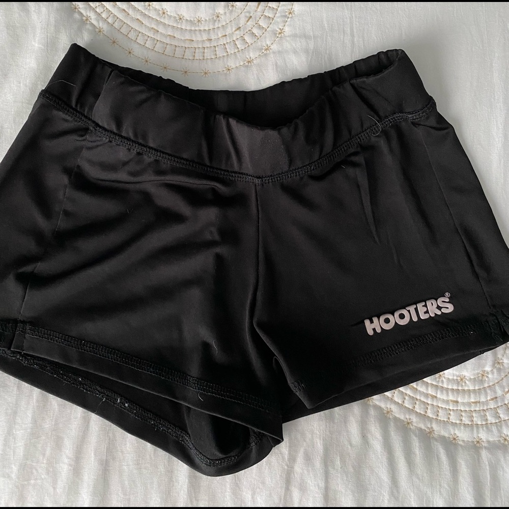 Black Hooters shorts size XS.